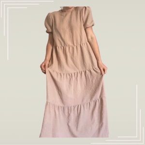 Tiered maxi dress